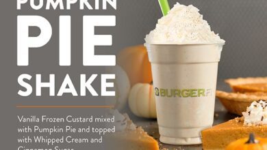 Indulge in the fall flavor made with real pumpkin starting on October 3