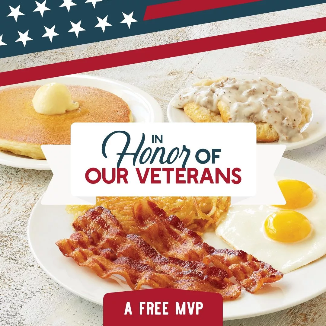 Huddle House Honors Vets with Free MVP Breakfast Veterans Day Special