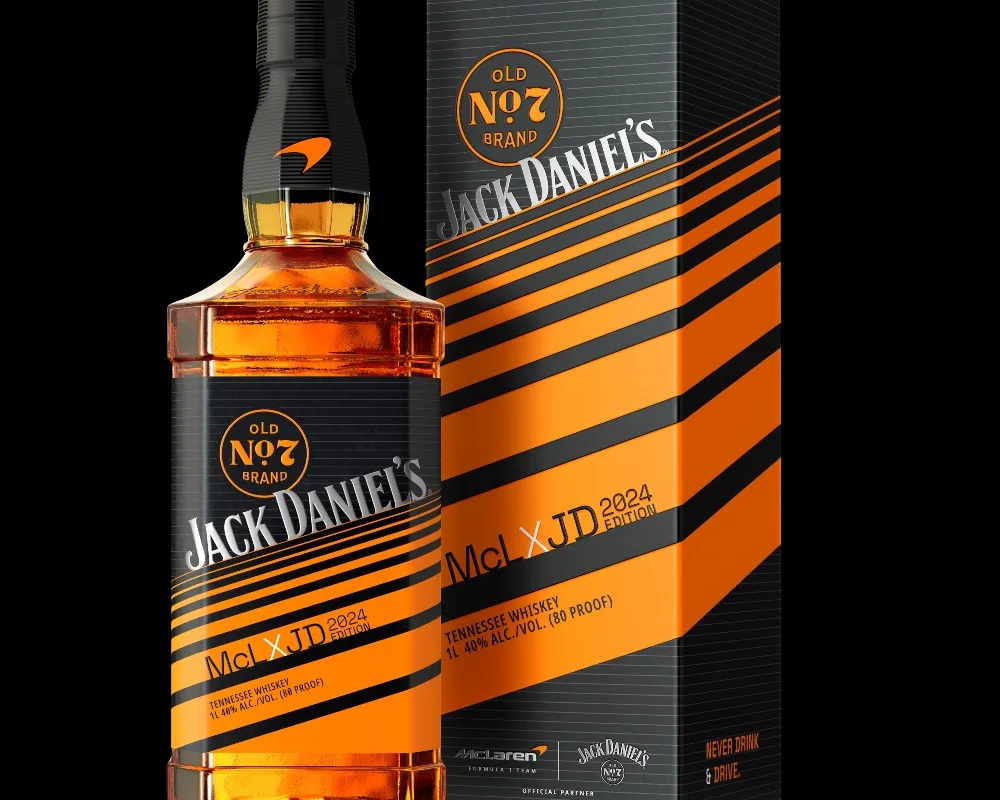 Jack Daniel’s and McLaren Racing Unveil 2024 Edition of Limited Tennessee Whiskey Bottle