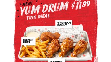 TRY OUR YUM DRUM TRIO MEAL!