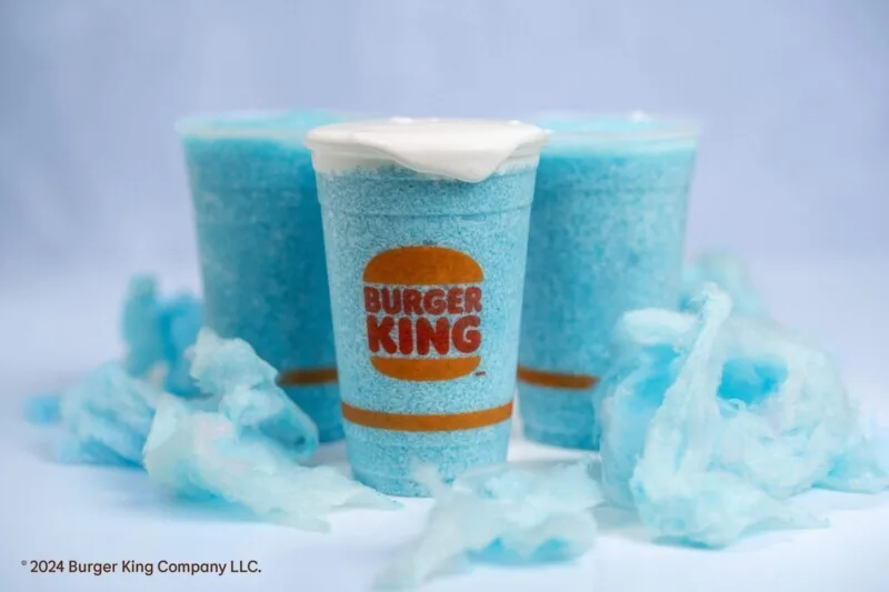 fluffy cotton candy – is floating its way onto Burger King menus starting April 11