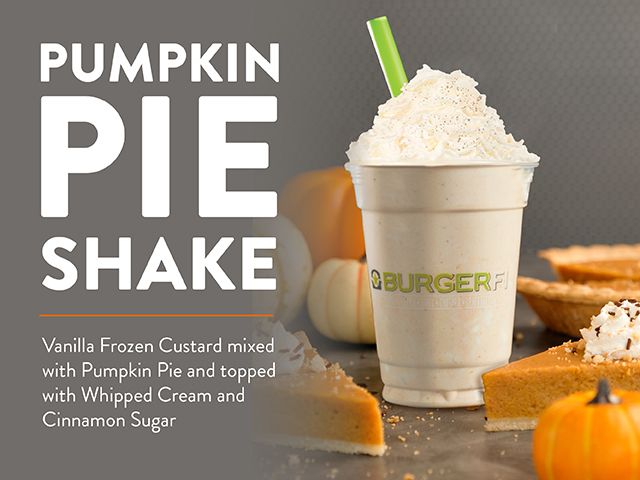 Indulge in the fall flavor made with real pumpkin starting on October 3