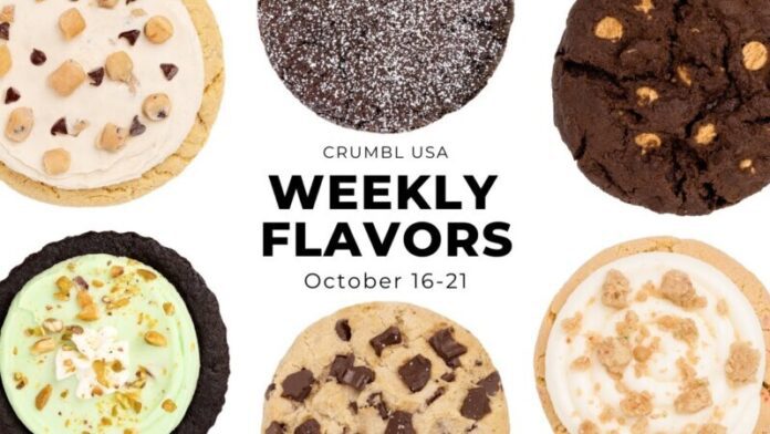 Crumbl Cookies Weekly Menu Through October 21 2023