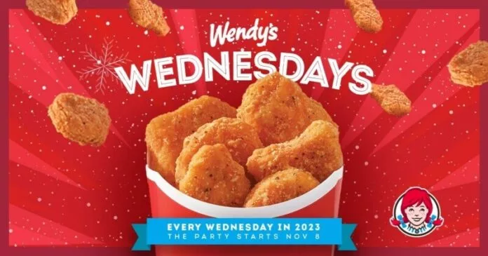 Get Free Wendys Chicken Nuggets Every Wednesday Through Holidays jpg