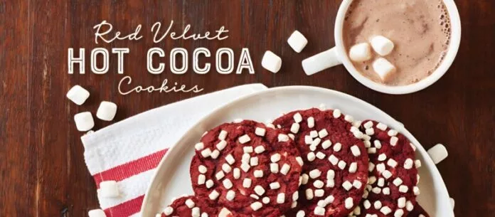 Great American Cookies Debuts Red Velvet Hot Cocoa Cookie jpg