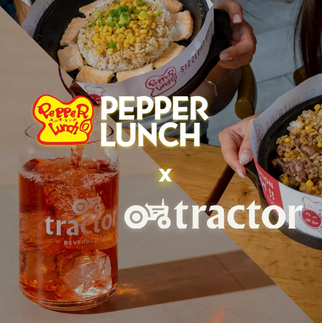 Pepper Lunch Introduces Tractor Beverages Nationwide jpg