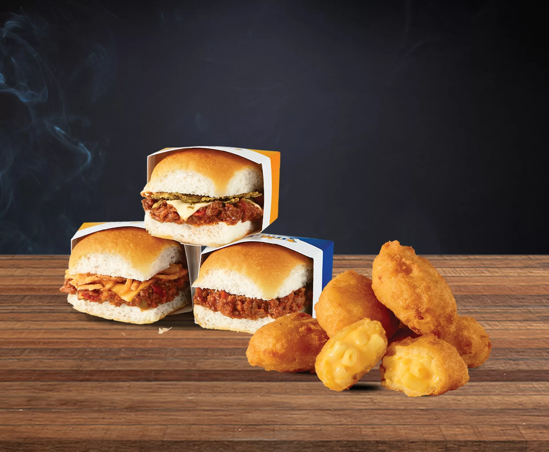 The return of White Castle's seasonal fan favorites Sloppy Joe Sliders and Mac & Cheese Nibblers are available now until Feb. 4.